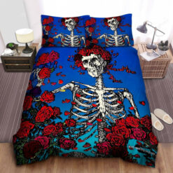 Grateful Dead Scarlett Begonia Painting Bed Sheet Duvet Cover Bedding Sets
