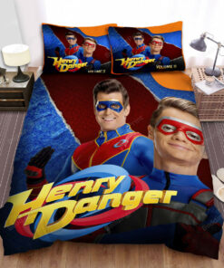 Henry Danger Movie Poster 4 Bed Sheets Duvet Cover Bedding Sets
