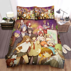 Horimiya All Characters In One Bed Sheets Spread Duvet Cover Bedding Sets