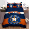 Houston Astros Bedding Set (duvet Cover & Pillow Cases)