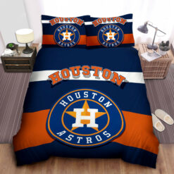 Houston Astros Bedding Set (duvet Cover & Pillow Cases)