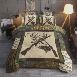 Hunting Eat Sleep Hunting Bed Sheets Duvet Cover Bedding Sets