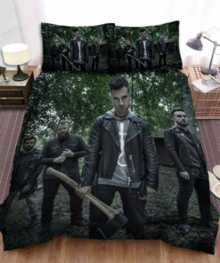 Ice Nine Kills Band Wood Bed Sheets Spread Comforter Duvet Cover Bedding Sets