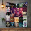 Imagine Dragons Style Two Album Covers Quilt Blanket