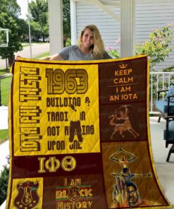 Iota Phi Theta Quilt Blanket 01