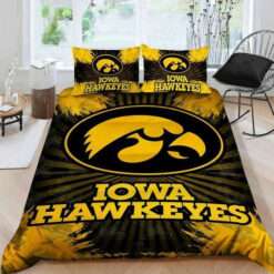 Iowa Hawkeyes B110953 Bedding Set Sleepy Halloween And Christmas Sale
