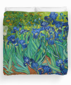 Irises By Vincent Van Gogh May 1889 Duvet Cover Bedding Set