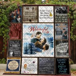 Its A Wonderful Life Quilt Blanket 01