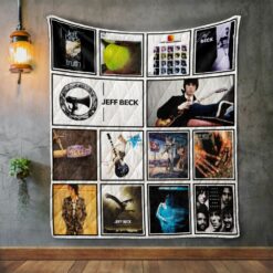 Jeff Beck Album Covers Quilt Blanket
