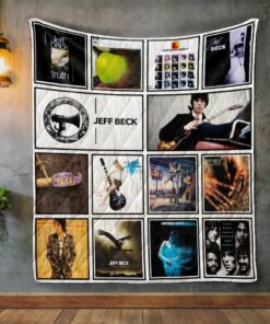 Jeff Beck Album Covers Quilt Blanket