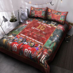 Joe Montana San Francisco 49ers Bedding Set
