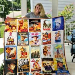 John Wayne Poster 02 All Season Plus Size Quilt Blanket