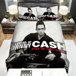 Johnny Cash Ring Of Fire Vol 2 Album Cover Bed Sheets Duvet Cover Bedding Sets