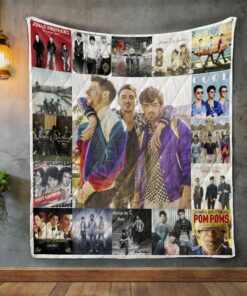 Jonas Brothers Album Covers Quilt Blanket