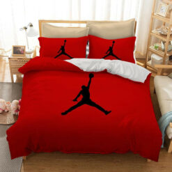 Jordan Logo Custom Bedding Set Duvet Cover