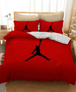 Jordan Logo Custom Bedding Set Duvet Cover