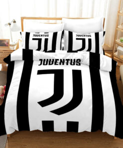 Juventus Soccer Club 3d Logo Duvet Cover Bedding Set