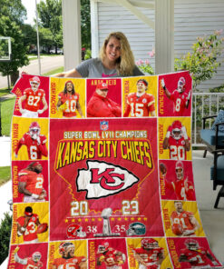 Kansas City Chiefs Super Bowl Lvii 2023 Quilt Blanket