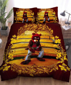 Kanye West College Dropout Album Cover Bed Sheets Duvet Cover Bedding Sets