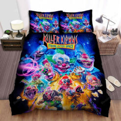 Killer Klowns From Outer Space Movie Poster Iv Photo Bed Sheets Duvet Cover Bedding Sets