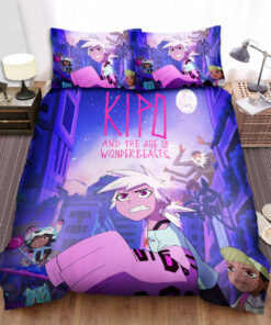 Kipo And The Age Of Wonderbeasts Main Characters Poster Bed Sheets Spread Duvet Cover Bedding Sets