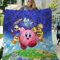 Kirby Game Quilt Blanket