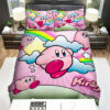 Kirby Multiple Kirby With Rainbow Bed Sheets Duvet Cover Bedding Sets