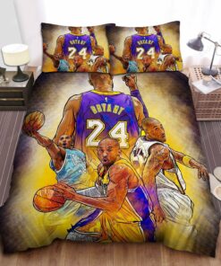 Kobe Bryant Basketball Evolution Bed Sheets Duvet Cover Bedding Sets