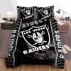 Las Vegas Raiders Bedding Set Custom Name Las Vegas Raiders Duvet Covers
