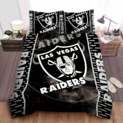 Las Vegas Raiders Bedding Set Custom Name Las Vegas Raiders Duvet Covers