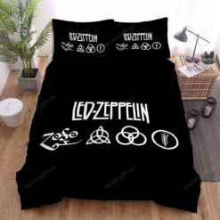 Led Zeppelin Icon Bed Sheets Duvet Cover Bedding Sets