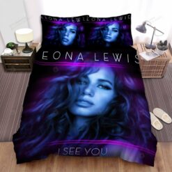 Leona Lewis I See You Album Music Portrait Of The Cool Girl Bed Sheets Spread Comforter Duvet Cover Bedding Sets