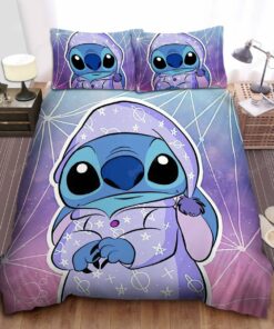 Lilo And Stitch - Stitch In Pijama Bed Sheets Spread Duvet Cover Bedding Sets