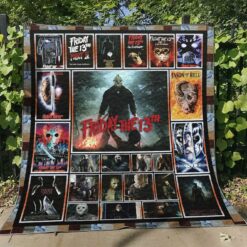 Ll Jason Voorhees -friday The 13th Quilt Blanket