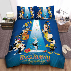 Looney Tunes Bugs Bunny At The Symphony Bed Sheets Duvet Cover Bedding Sets