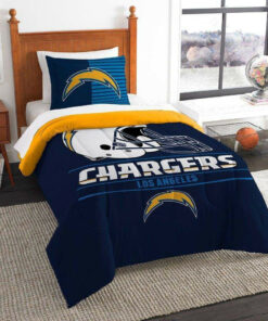 Los Angeles Chargers Bedding Set (duvet Cover & Pillow Cases)