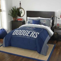 Los Angeles Dodgers Bedding Set Duvet Cover Pillow Cases