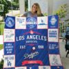 Los Angeles Dodgers Custom Quilt Blanket