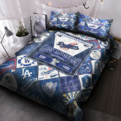 Los Angeles Dodgers V4 Bedding Set