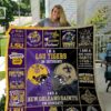 Lsu Tigers Amp New Orleans Saints Quilt Blanket