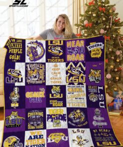 Lsu Tigers Quilt Blanket Ver 03