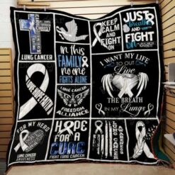 Lung Cancer Awareness Quilt Th582