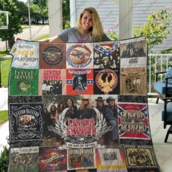M 8211 Lynyrd Skynyrd Quilt Blanket