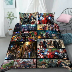 Marvel And Dc Bedding Set V2