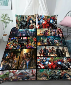 Marvel And Dc Bedding Set V2