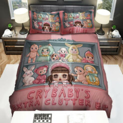 Melanie Martinez Cry Baby Extra Clutter Ep Album Cover Bed Sheets Duvet Cover Bedding Sets