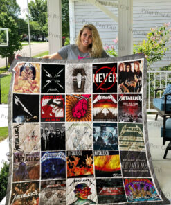 Metallica Albums Cover Poster Quilt Blanket Ver 3