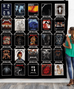 Metallica Albums Quilt Blanket