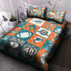 Miami Dolphins Bedding Set