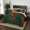 Miami Hurricanes Bedding Set (duvet Cover & Pillow Cases)
